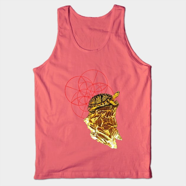 Turtle Fluorite Tank Top by MaldwynArt